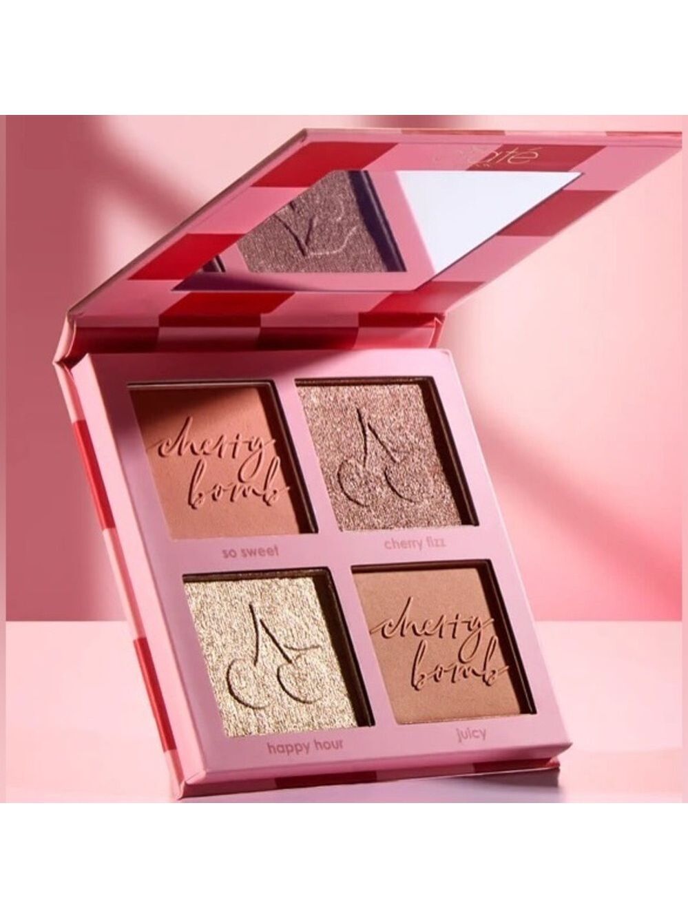 Ciate CHERRY BOMB Blush & Highlighter Palette | NEW | Light Medium | CIATÉ